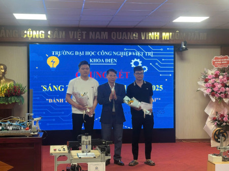 Khoa Điện tổ chức Chung kết Cuộc thi Sáng tạo Khoa học Kỹ thuật  Sinh viên năm 2025